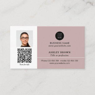 QR-code voor netwerkonroerend goed professionele f Visitekaartje