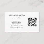 QR-code voor olie Visitekaartje (Achterkant)