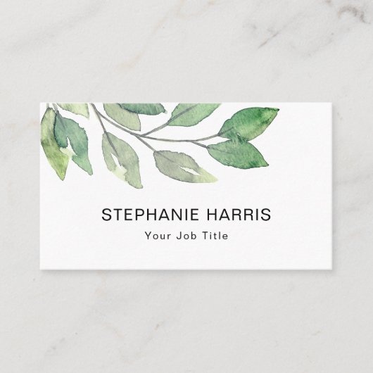 QR-code voor olie Visitekaartje (Voorkant)