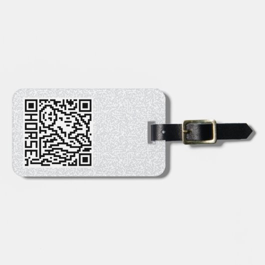 QR-code voor paarden Bagagelabel (Voorkant horizontaal)