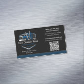QR-code voor professioneel transportbedrijf Magnetisch Visitekaartje (Voorbeeld)