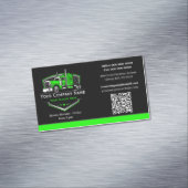 QR-code voor professioneel transportbedrijf Magnetisch Visitekaartje (Voorbeeld)