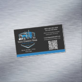 QR-code voor professioneel vrachtwagenvervoerbedri Magnetisch Visitekaartje (Voorbeeld)
