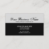 QR-code voor professionele klever Visitekaartje (Achterkant)