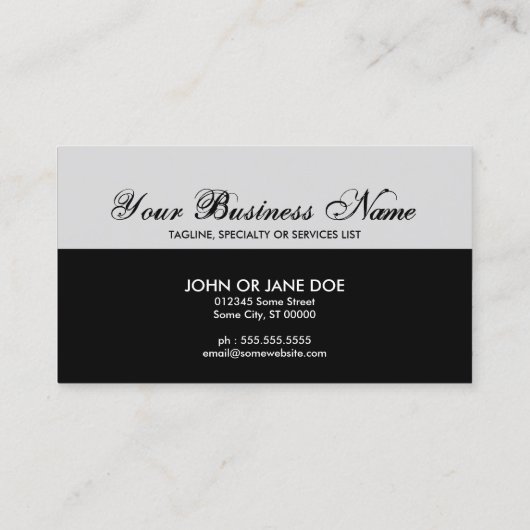 QR-code voor professionele klever Visitekaartje (Achterkant)