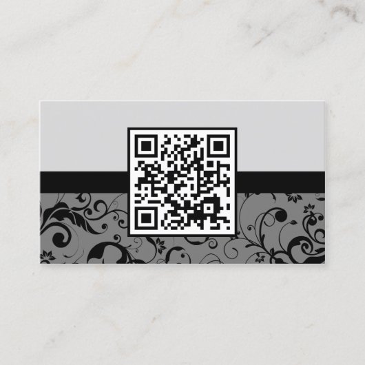 QR-code voor professionele klever Visitekaartje (Voorkant)