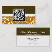 QR-code voor professionele klever Visitekaartje (Voorkant / Achterkant)
