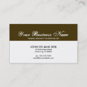 QR-code voor professionele klever Visitekaartje (Achterkant)