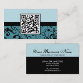 QR-code voor professionele klever Visitekaartje (Voorkant / Achterkant)