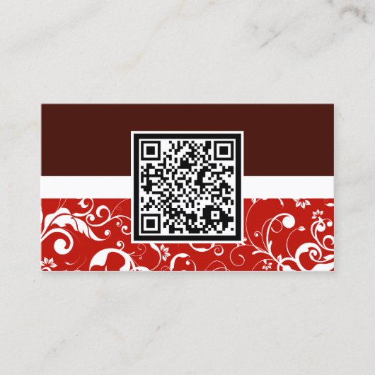 QR-code voor professionele klever Visitekaartje (Voorkant)