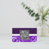 QR-code voor professionele klever Visitekaartje (Staand voorkant)