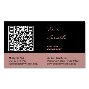 QR-code voor professionele pieklijst Magnetisch Visitekaartje