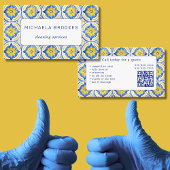 QR-code voor professionele schoonmaakdiensten Visitekaartje