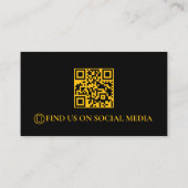 QR-code voor Retro Towing Services Visitekaartje (Achterkant)