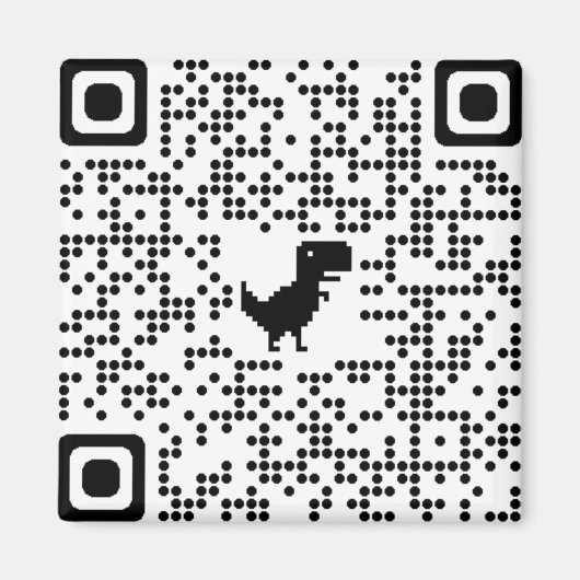 QR-code voor Rickroll Magneet (Voorkant)