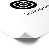 QR-code voor sociale media Poster (Hoek)