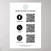 QR-code voor sociale media