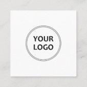 QR-code voor sociale media visitekaartje (Achterkant)