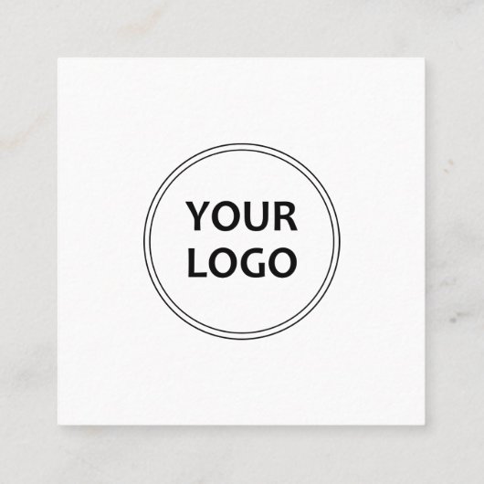 QR-code voor sociale media visitekaartje (Achterkant)