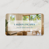 QR-code voor verhuur van strandhuis Visitekaartje (Voorkant)