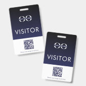 QR-code voor visitekaartje van Logo Badge (Voor- en achterkant)