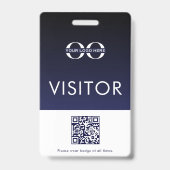QR-code voor visitekaartje van Logo Badge (Achterkant)