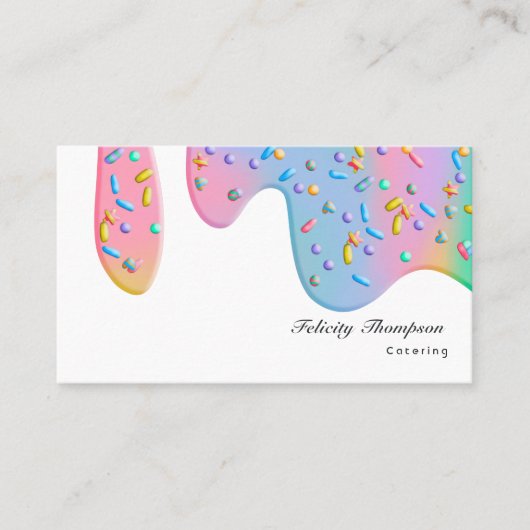 QR-code voor voedselcatering Visitekaartje (Voorkant)