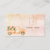 QR-code voor vrachtwagenvervoer Visitekaartje (Voorkant)