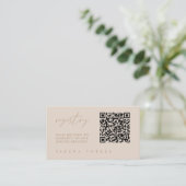 QR Code Vrijgezellenfeest Register Modern Informatiekaartje (Staand voorkant)