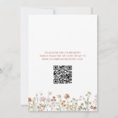 QR Code Vrijgezellenfeest Wildflower Petals & Pros Kaart (Achterkant)