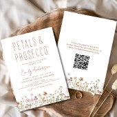 QR Code Vrijgezellenfeest Wildflower Petals & Pros Kaart
