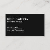 QR-code | Vrouw voor bedrijven Visitekaartje (Achterkant)