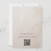 QR-code wacht nauwelijks op Blue Boy-Baby shower Kaart (Achterkant)