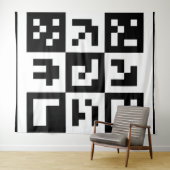 qr-code wandkleed (In Situ (horizontaal))