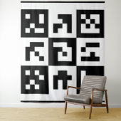 qr-code wandkleed (In situ)