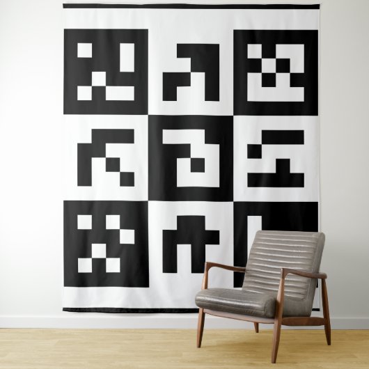 qr-code wandkleed (In situ)