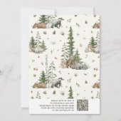 QR-code We kunnen bijna wachten op Woodland Baby s Kaart (Achterkant)