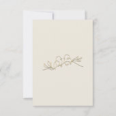 QR-code Website bruiloft RSVP Kaartje (Achterkant)