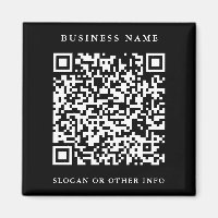 QR-code Website link Zwart Eenvoudig bedrijf