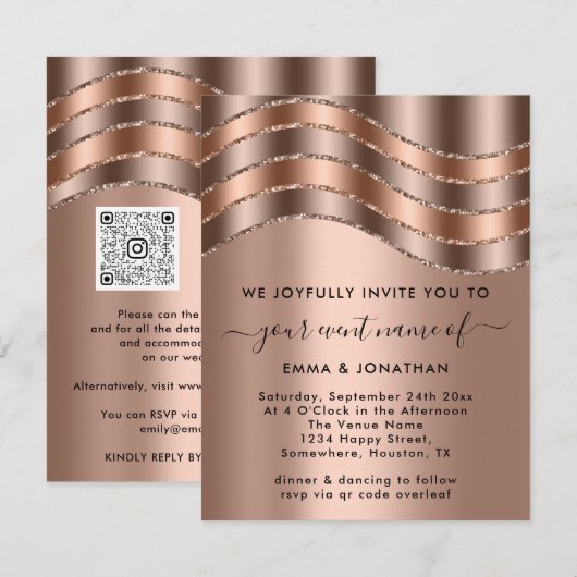 QR Code Weddenschap Vrijgezellenfeest Birthday Roo (Voorkant / Achterkant)