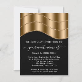 QR Code Weddenschap Vrijgezellenfeest Glitter Gold