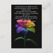 🌈QR code wedding DETAILS Informatiekaartje (Achterkant)