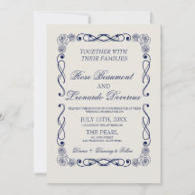 QR Code Wedding Invitation | Elegant Old Money
