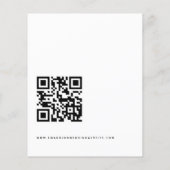 QR Code Wedding RSVP Enclosure (Achterkant)