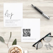 QR Code Wedding RSVP Enclosure