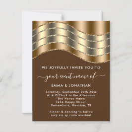 QR Code Wedding Vrijgezellenfeest Green Brown