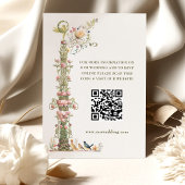 QR-code Wedding Website Info Enclosure Informatiekaartje