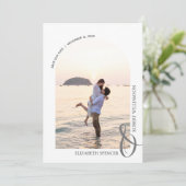 QR Code Weduwfoto Save The Date (Staand voorkant)