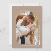 QR Code Weduwfoto Tan Opslaan Datum Save The Date (Voorkant)