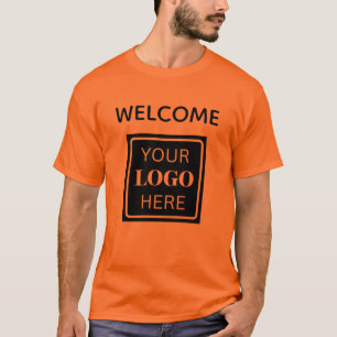QR Code Welkom Zakelijk Logo T-shirt